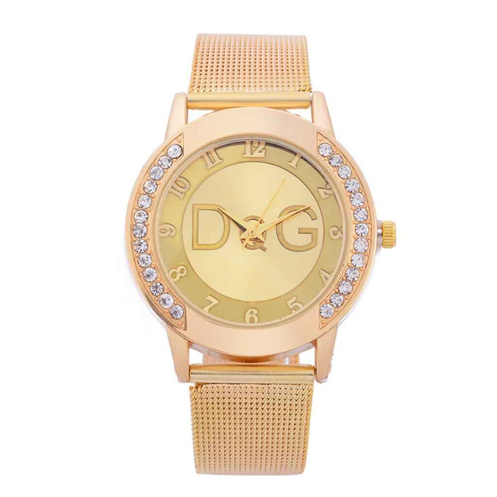 New Fashion European popular style Women Watch Luxury Brand Quartz Watches Reloj Mujer Casual Stainless Steel Wristwatches