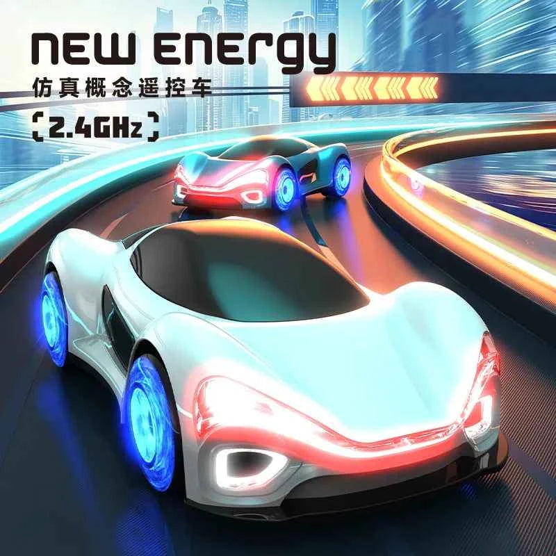 New Energy ConceptrcDrift Remote Control Car Gesture Induction Streamer Concept Stunt Car Long Endurance Charging Pile