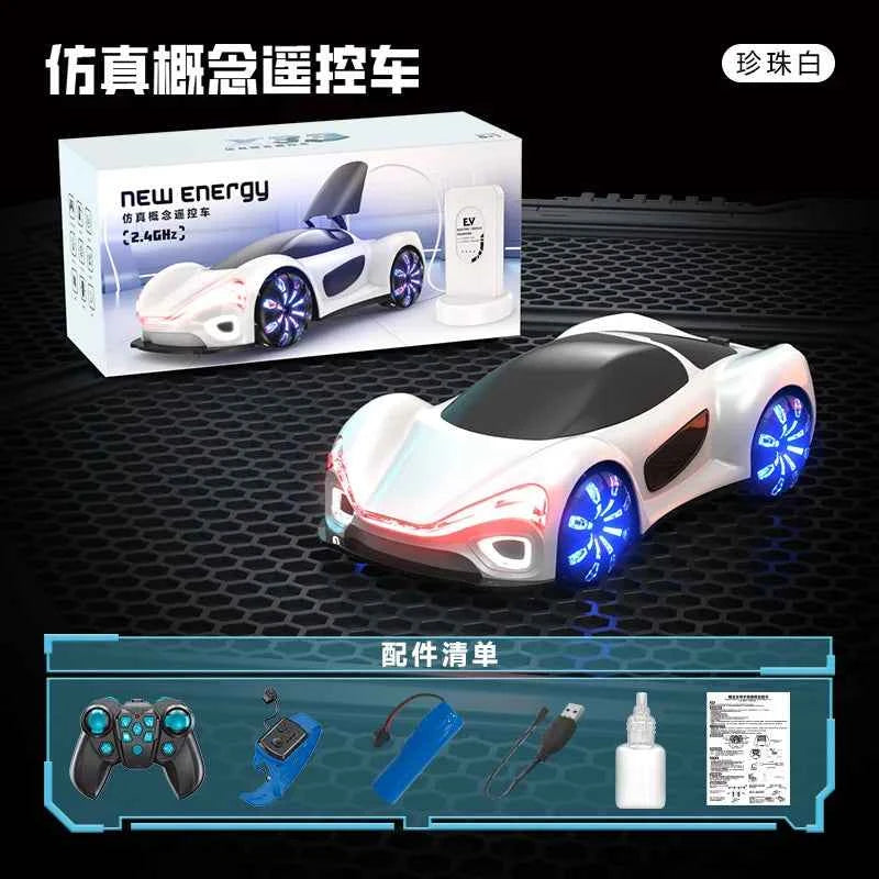 New Energy ConceptrcDrift Remote Control Car Gesture Induction Streamer Concept Stunt Car Long Endurance Charging Pile