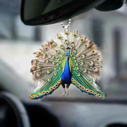 peacock keychain Alloy Peacock Retro Keychain Pendant Factory Straight Sale
