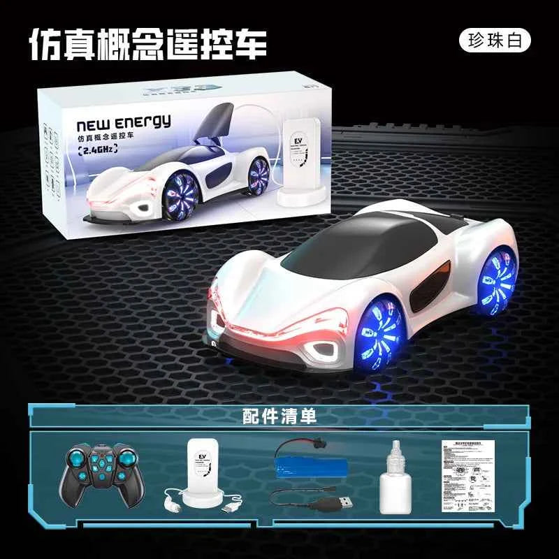 New Energy ConceptrcDrift Remote Control Car Gesture Induction Streamer Concept Stunt Car Long Endurance Charging Pile